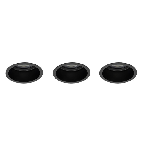 Встраиваемый светильник Nowodvorski Cup 3 Set Black 10794 фото 7
