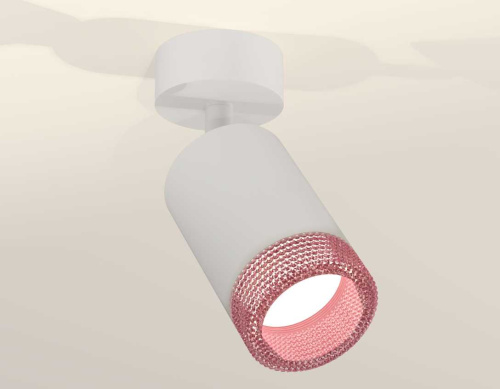 Комплект накладного светильника Ambrella light Techno Spot XM6312003 SWH/PI белый песок/розовый (A2202, C6312, N6152) фото 2