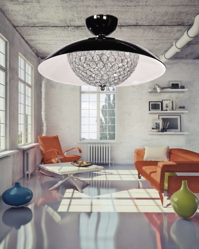 Потолочный светильник Lumina Deco Mezzaluna LDC 1578-5 BK фото 3