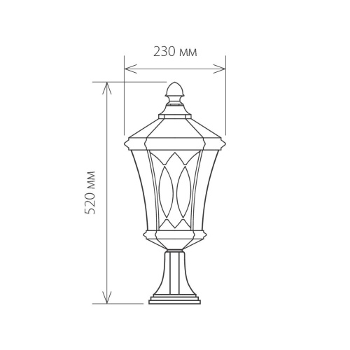 Ландшафтный светильник Virgo S капучино IP44 GLXT-1450S капучино фото 2