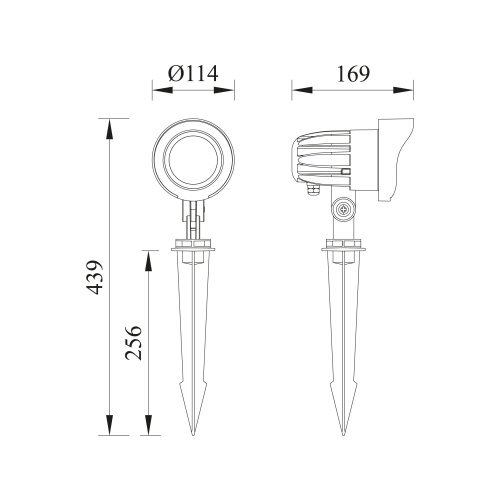 Ландшафтный светильник Natural Concepts, Арт. NC-003729-DG фото 4