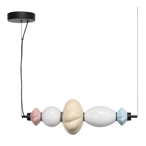SL6134.423.01 Светильник подвесной ST-Luce черный/синий, желтый, розовый, опаловый LED 1*18W 3000K FLORENTINI фото 4