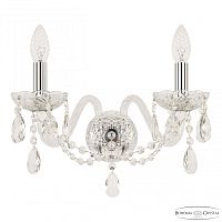Бра хрустальные 116B/2/165 Ni Bohemia Ivele Crystal (Богемия Ивеле Кристалл)
