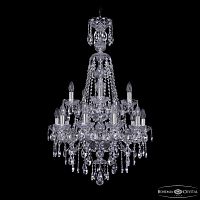 Люстра хрустальная 1415/10+5/200/XL-97/2d Ni