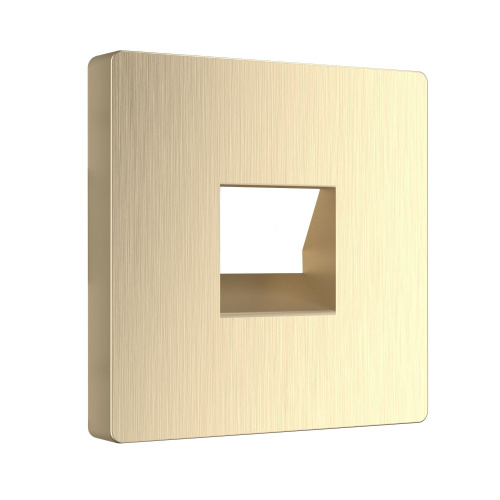 Накладка для телефонной розетки RJ11 (шампань рифленый) W1192010 Накладка для телефонной розетки RJ11 (шампань рифленый) W1192010