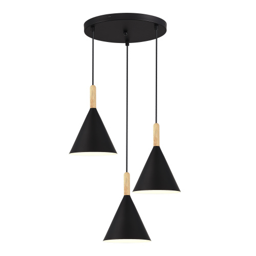 SLE1255-423-03 Светильник подвесной Черный/Черный E27 3*40W ARKET фото 4 SLE1255-423-03 Светильник подвесной Черный/Черный E27 3*40W ARKET фото 4