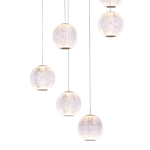 Подвесной светильник MD20001012-12A gold фото 2