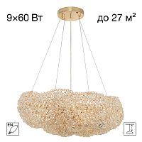 Citilux CLOUDY CL323262 Люстра хрустальная подвесная