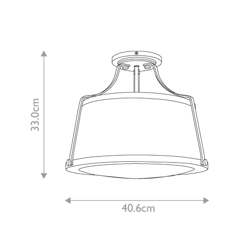 Потолочный светильник Hinkley Lighting, Арт. HK-CHARLOTTE-SF-AN фото 6 Потолочный светильник Hinkley Lighting, Арт. HK-CHARLOTTE-SF-AN фото 6
