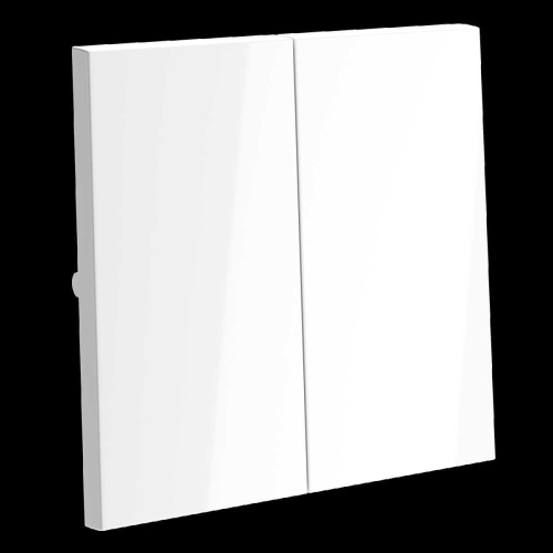 Клавиши для выключателя/переключателя двухклавишного S70 (белый глянцевый) Voltum VLS000301 Клавиши для выключателя/переключателя двухклавишного S70 (белый глянцевый) Voltum VLS000301