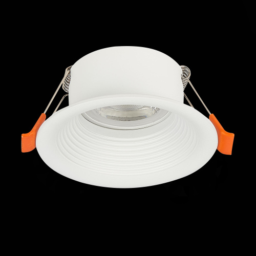 ST202.508.01 Св-к встр. Белый GU10 1*50W  D89xH40 220V Без ламп Встраиваемые светильники фото 7