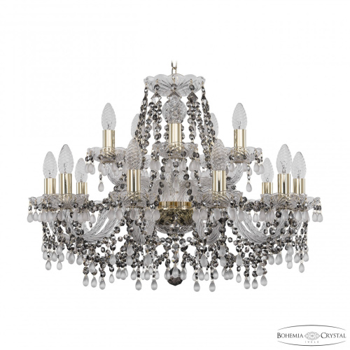 Люстра хрустальная 1410/10+5/240 G V0300 R731 Bohemia Ivele Crystal (Богемия Ивеле Кристалл)