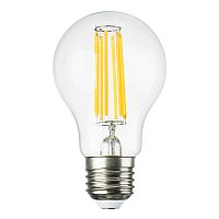 933002 Лампа энергосберегающая LED FILAMENT 220V A60 E27 8W=80W 810LM 360G CL 3000K 15000H
