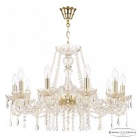 Люстра хрустальная 104/10/240 G Bohemia Ivele Crystal (Богемия Ивеле Кристалл)