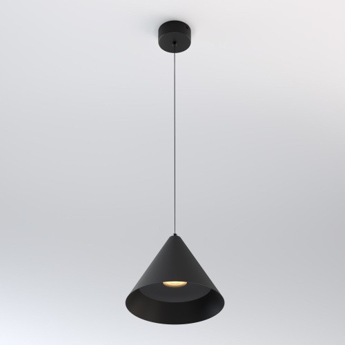 Светильник подвесной светодиодный Conus 16W 3000K черный 50316 LED фото 4