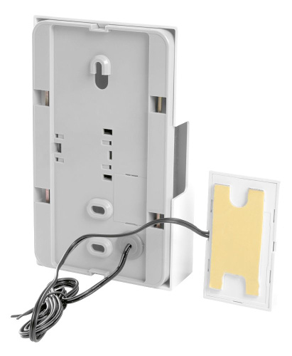 Звонок с кнопкой проводной Feron DB-101 электромеханический белый 230V 162х98х40мм фото 3