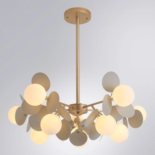 Люстра на штанге Arte Lamp PEACOCK A1369SP-10GY фото 2