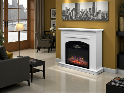 Каминокомплект MONZA/МАЛИБУ Лофт Оникс с очагом Электроочаг KENDAL/КЕНДАЛ 24 фото 9