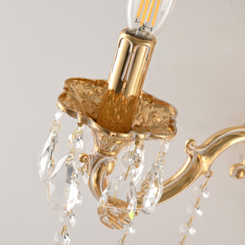 Бра с хрустальными подвесками AL7801B14/2/175 A GW Bohemia Ivele Crystal (Богемия Ивеле Кристалл) фото 2