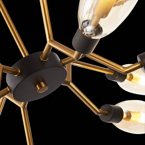 SL1174.303.12 Люстра потолочная ST-Luce Латунь/Коньячный G9 12*5W DESIMA фото 12