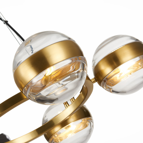 SL1156.303.05 Светильник подвесной ST-Luce Латунь/Прозрачный G9 5*5W BALA фото 2