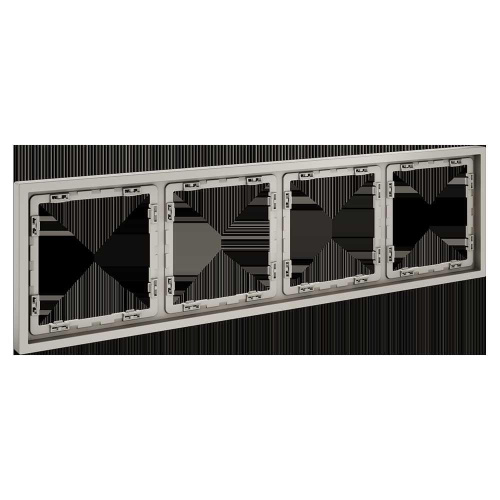 Рамка пластиковая Voltum S70 на 4 поста, (кашемир) VLS100403 Рамка пластиковая Voltum S70 на 4 поста, (кашемир) VLS100403