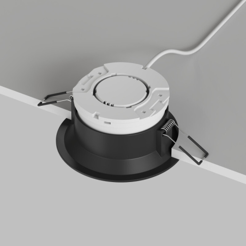 Встраиваемый светильник INER, до 15 Вт LED, GX53, IP20, алюминий, чёрный фото 4