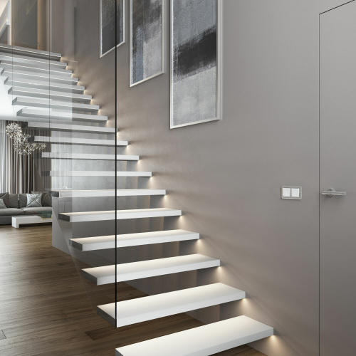 Выключатель одноклавишный с подсветкой (белый матовый) W1110161 фото 3 Выключатель одноклавишный с подсветкой (белый матовый) W1110161 фото 3