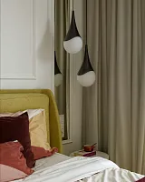 Чёрный подвесной светильник "Алто"