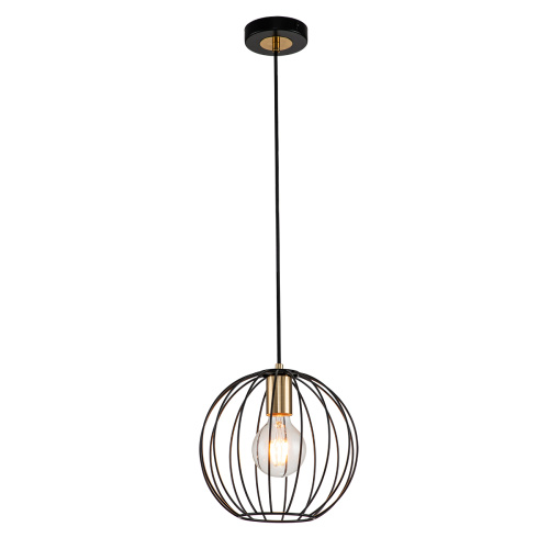 Подвесной светильник Escada 10176/1S E27*60W Black/Brass Подвесной светильник Escada 10176/1S E27*60W Black/Brass