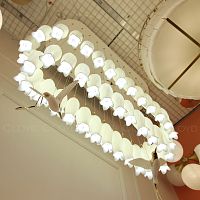 Люстра Cloyd ARGANA C54 / шир. 110 см- керамика, фарфор - белый (арт.10814)