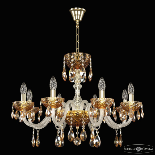 Люстра 5417/8/240 G Amber/M-1F K721 Bohemia Ivele Crystal (Богемия Ивеле Кристалл) фото 2