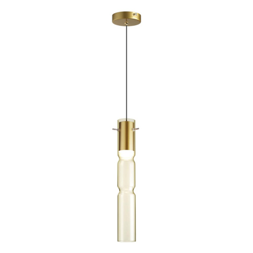 5059/5LA PENDANT ODL24 385 золотой/янтарный/металл/стекло Подвес LED 5W 3000K SCROW 5059/5LA PENDANT ODL24 385 золотой/янтарный/металл/стекло Подвес LED 5W 3000K SCROW
