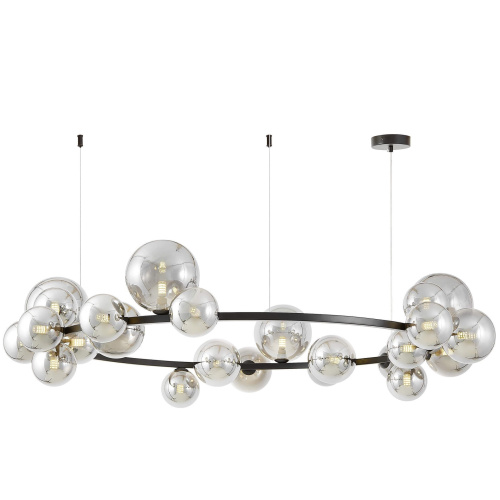 Подвесной светильник Lumina Deco LDP 7033-24 BK+GY Подвесной светильник Lumina Deco LDP 7033-24 BK+GY