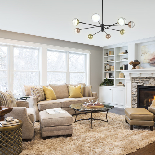 Светильник на штанге Escada 10271/8 LED*90W Gold/Copper фото 3