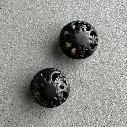 Ручка-кнопка MOS001 black фото 3