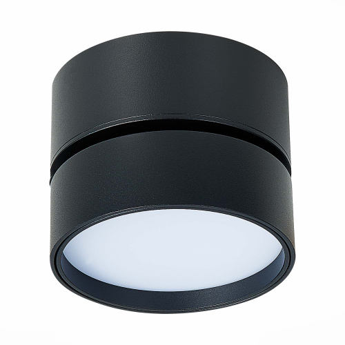 ST651.432.14 Светильник потолочный поворотный Черный LED 1*14W 3000K 1 100Lm Ra>90 120° IP20 D105xH8 Накладные светильники фото 2
