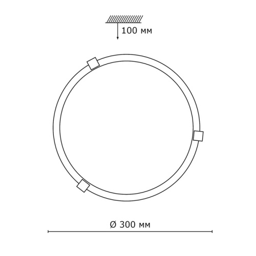 153/K хром GLASSI SN 185 Светильник стекло/белое E27 2*60Вт D300 DUNA фото 3