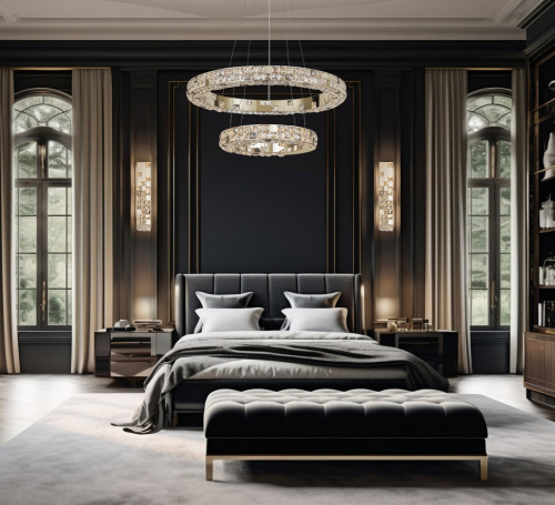 Люстра подвесная Elegance Gold FL1106-20P фото 3