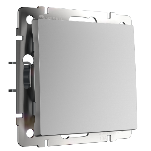 W1110006/ Выключатель одноклавишный (серебряный) W1110006 W1110006/ Выключатель одноклавишный (серебряный) W1110006