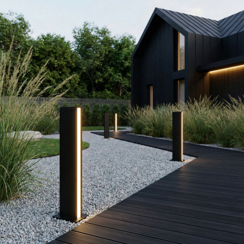 Ландшафтный светильник уличный Flat 3000K чёрный 1538 TECHNO LED черный фото 2 Ландшафтный светильник уличный Flat 3000K чёрный 1538 TECHNO LED черный фото 2