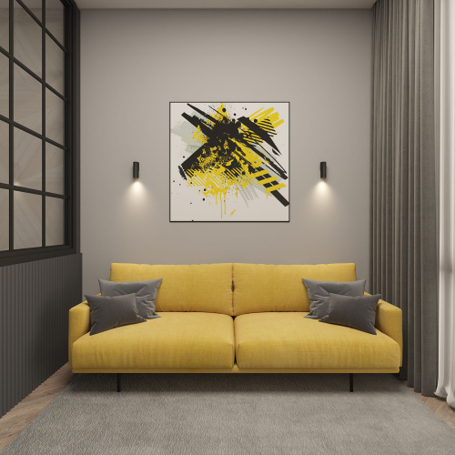 DK5021-BK Настенный светильник, IP20, до 15 Вт, LED, GU10, черный, алюминий фото 3