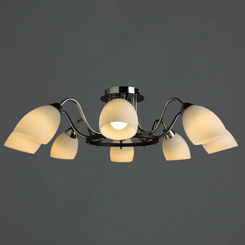 Потолочная люстра Arte Lamp FIORENTINO A7144PL-8BK фото 2 Потолочная люстра Arte Lamp FIORENTINO A7144PL-8BK фото 2