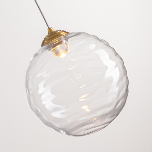 Подвесной светильник MD25030001-1A brass/clear фото 3