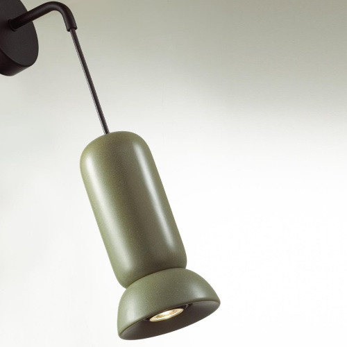 5054/1WB PENDANT ODL24 379 черный/зеленый/металл/керамика Бра GU10 LED 4W KERAMA фото 3