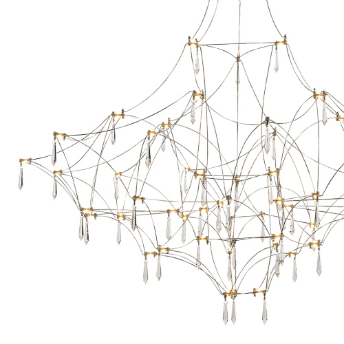 SL6601.113.114 Светильник подвесной ST-Luce Хром/Прозрачный LED 114*0,5W 3000K GRAVETTA фото 2