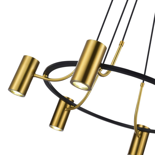 SL1215.403.06 Светильник подвесной ST-Luce Черный, Латунь/Латунь GU10 6*5W 4000K TALIA фото 2