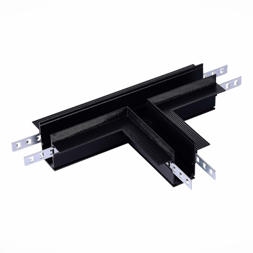 ST007.499.12 Коннектор T-образный для встраиваемого магнитного шинопровода под ГКЛ 12мм ST-Luce Черн SKYLINE 48 фото 2