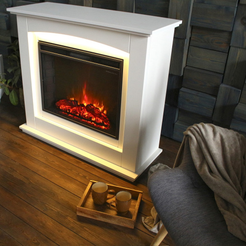 Электрокамин RealFlame Canada 25,5 WT белый с очагом Sparta 25,5 LED фото 10 Электрокамин RealFlame Canada 25,5 WT белый с очагом Sparta 25,5 LED фото 10