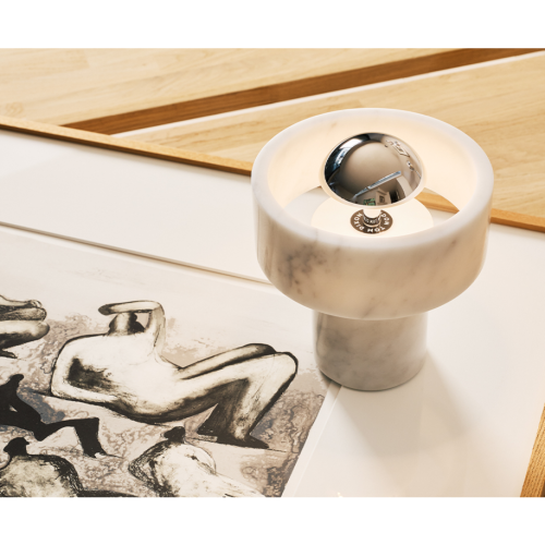 Настольная лампа Stone Portable Silver фото 6